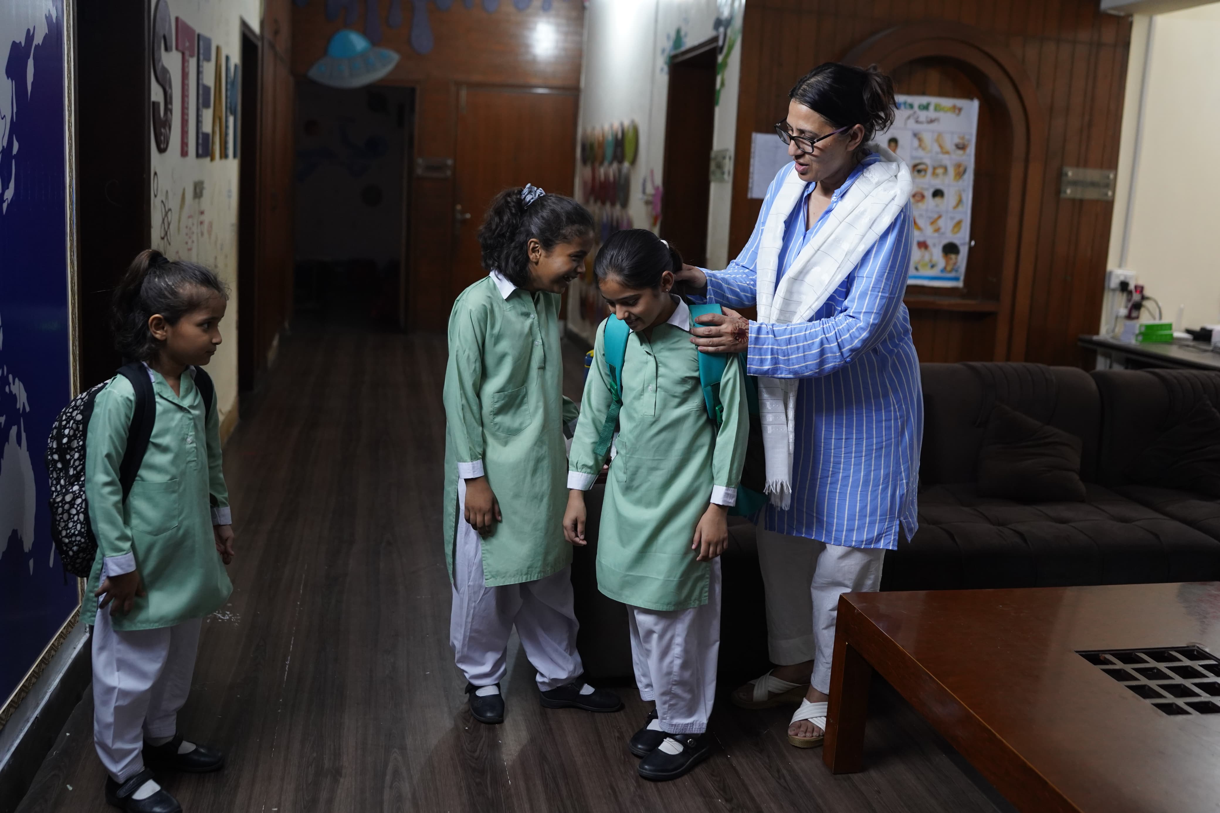 Girls receiving care at Holistic Foster Care Foundation